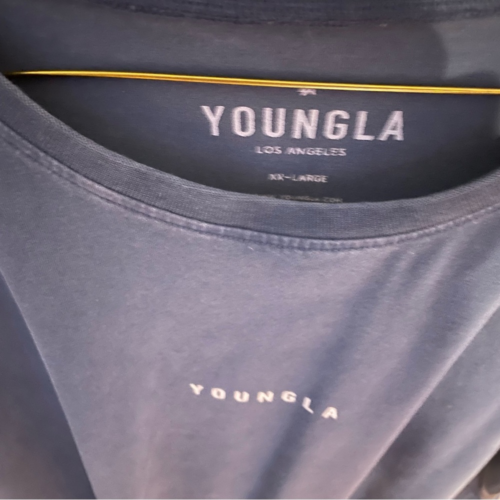 YoungLA Men's Dark Gray Tee